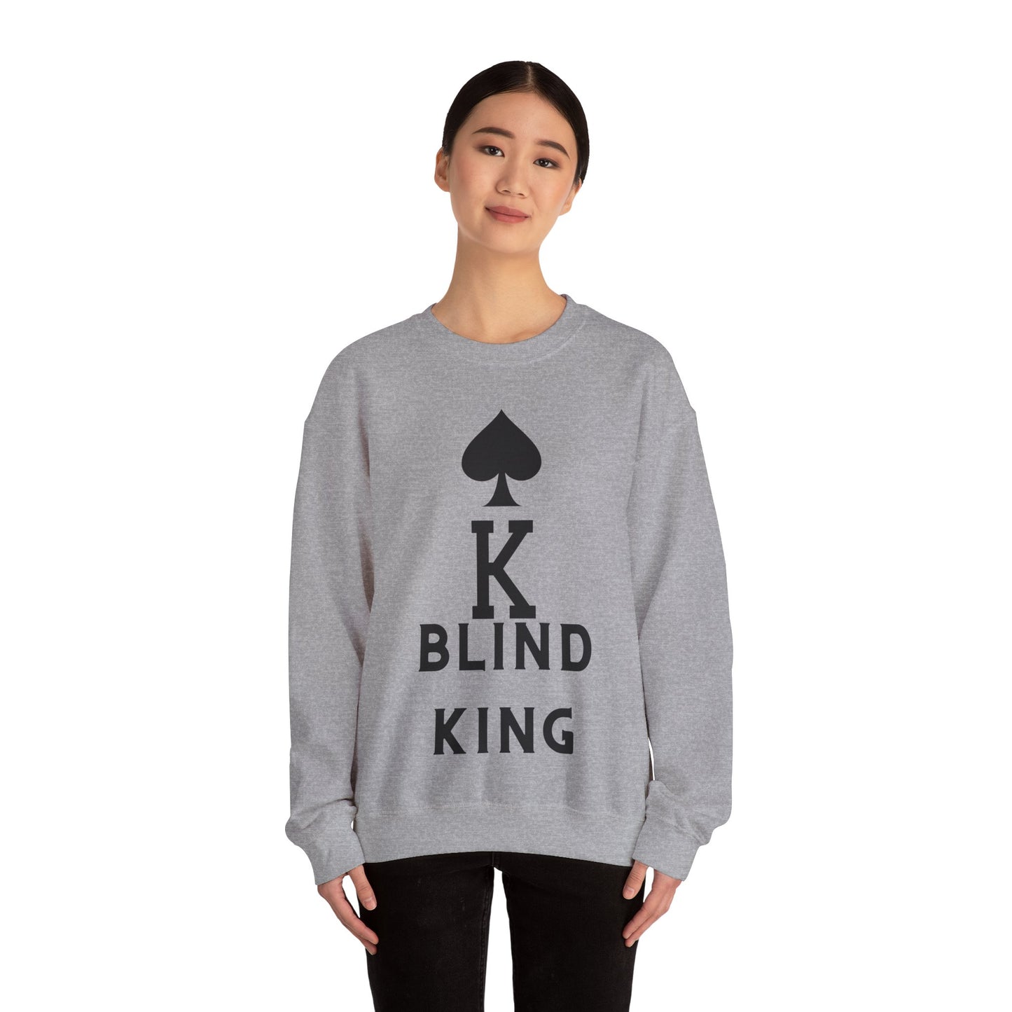 Spade King Unisex Sweatshirt - Blind King Design