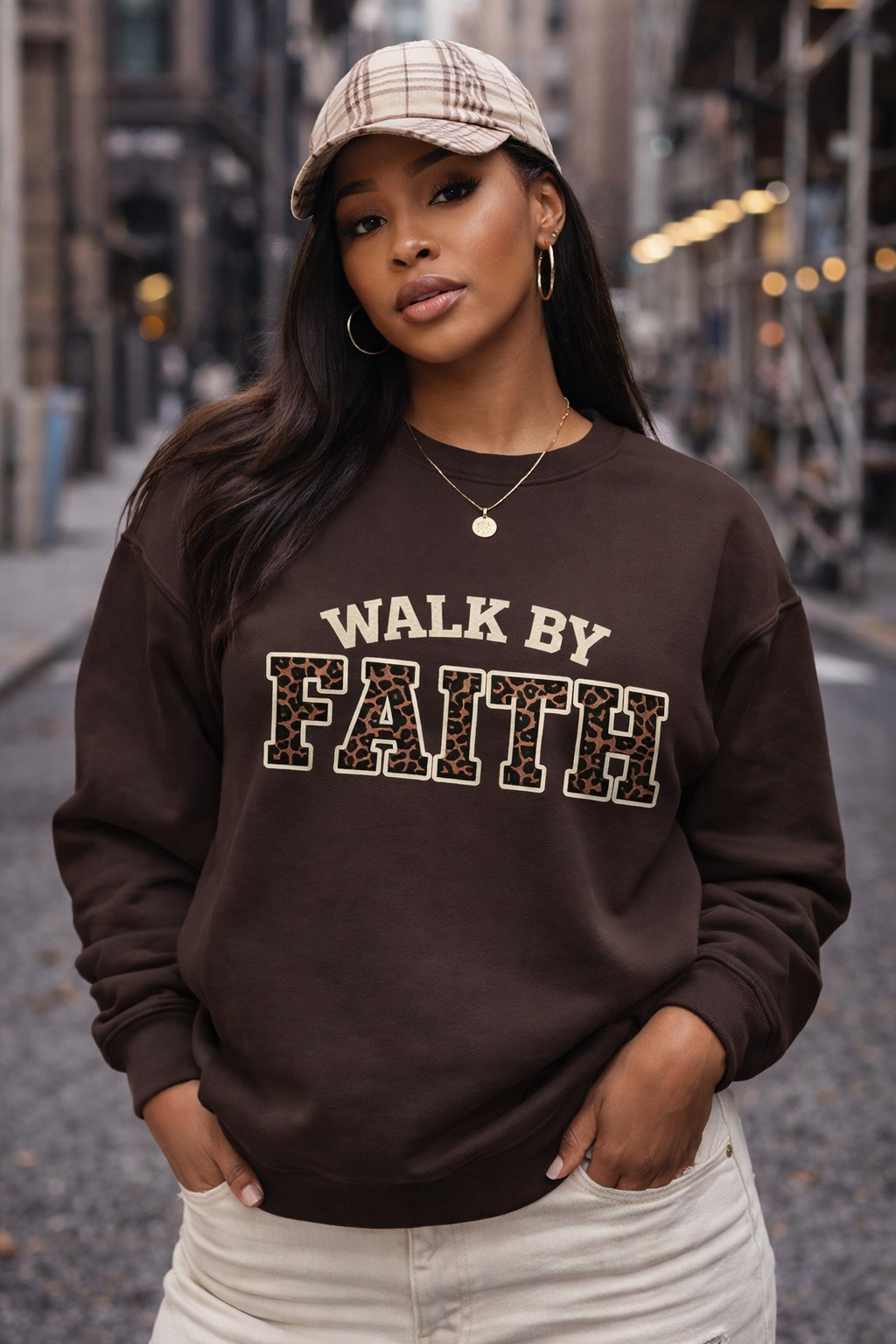 *Teddy Bear Collection * Walk by Faith (leopard print)