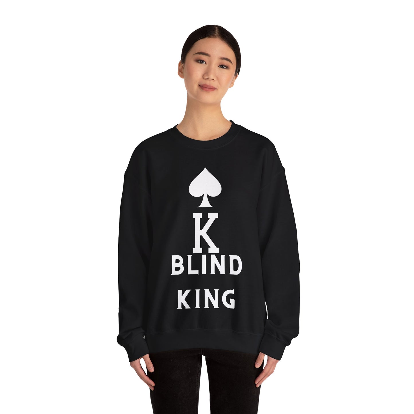 Spade King Unisex Sweatshirt - Blind King Design