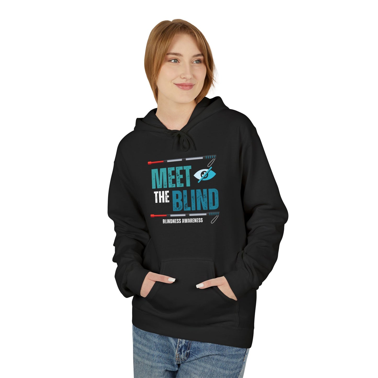 Meet The Blind (BlindnessAwareness Hoodie for Men, SBlindness Awareness) Hoodie