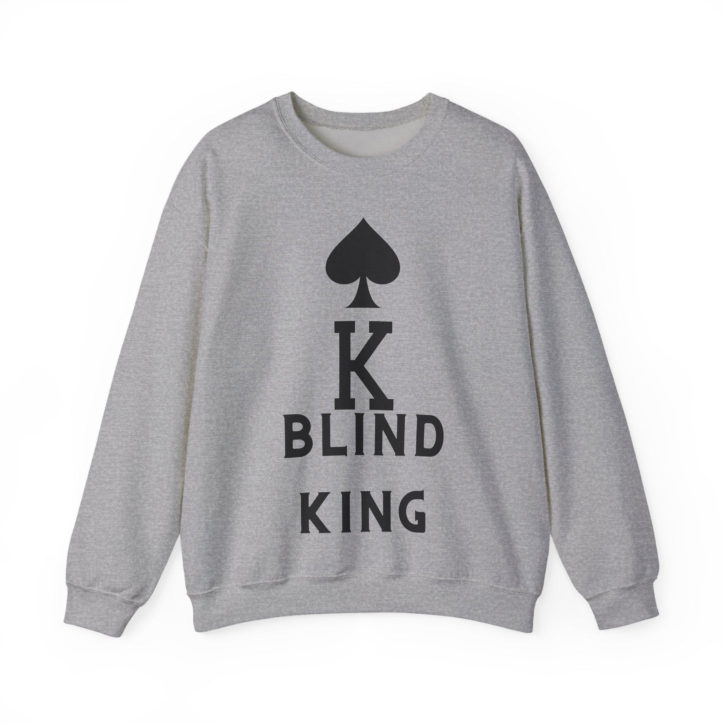 Spade King Unisex Sweatshirt - Blind King Design
