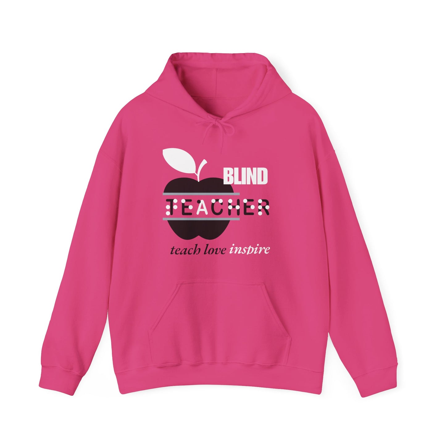 Blimd Techer Tech Love Inspire Hoodie