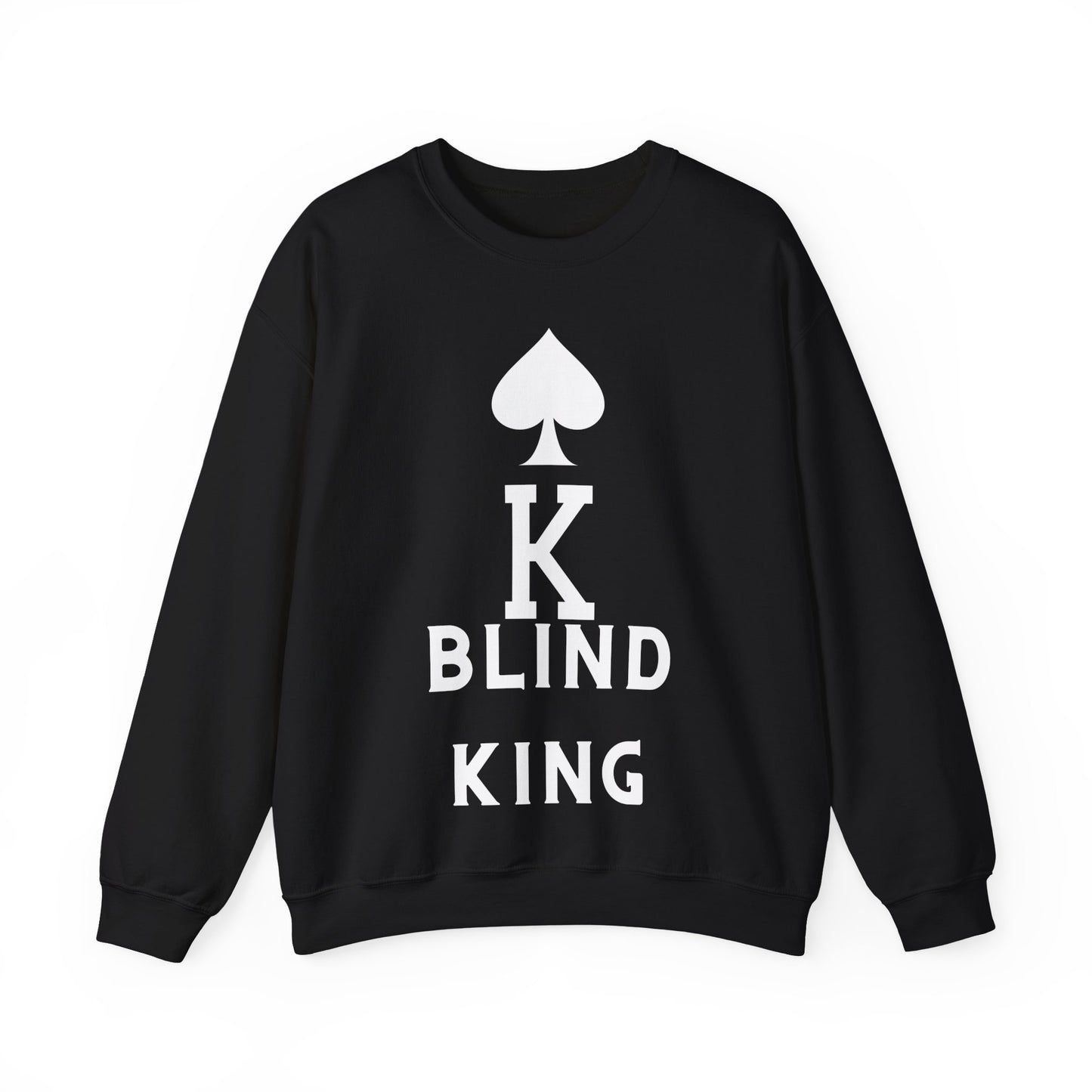Spade King Unisex Sweatshirt - Blind King Design