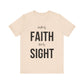 Walk By Faith Not By Sight Tee (black)