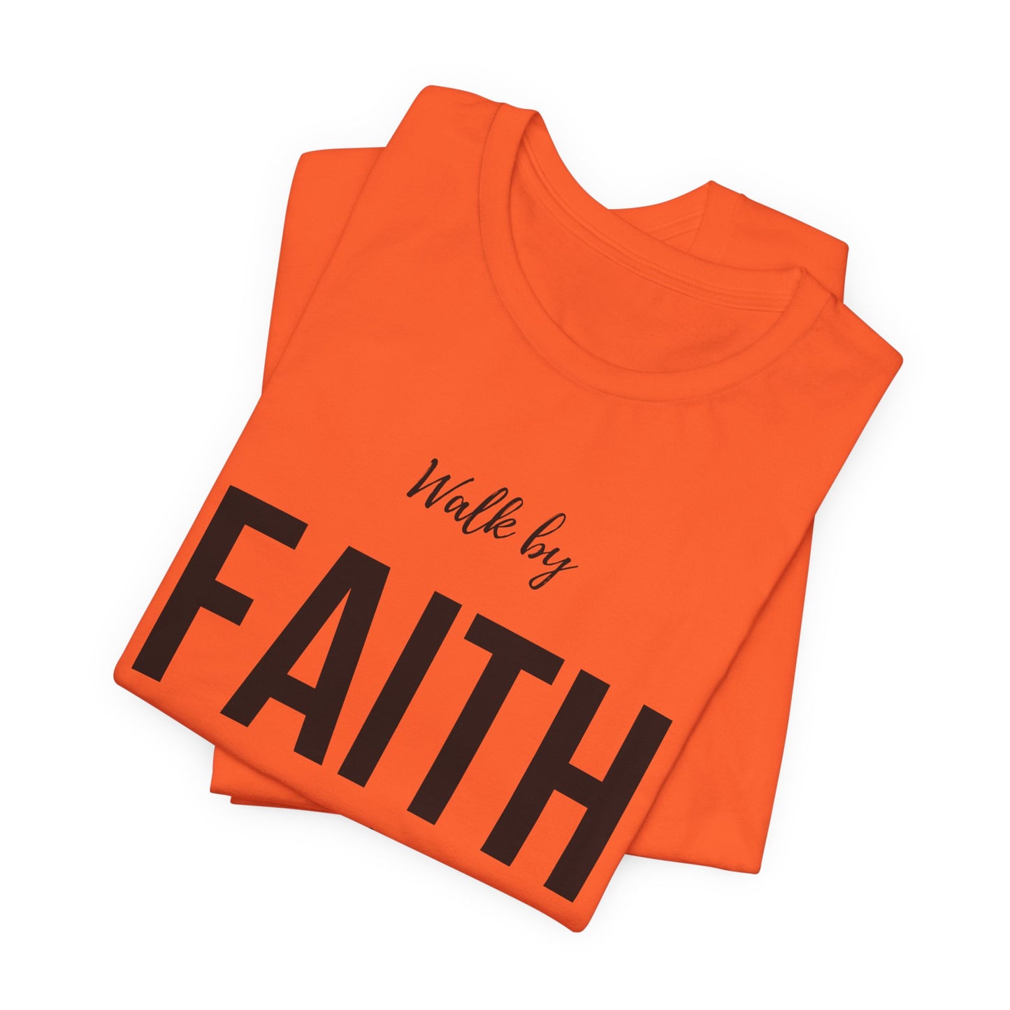 Walk By Faith Not By Sight Tee (black)
