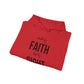 Walk By Faith Not By Sight Hoodie(black letters)