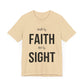 Walk By Faith Not By Sight Tee (black)