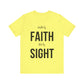 Walk By Faith Not By Sight Tee (black)