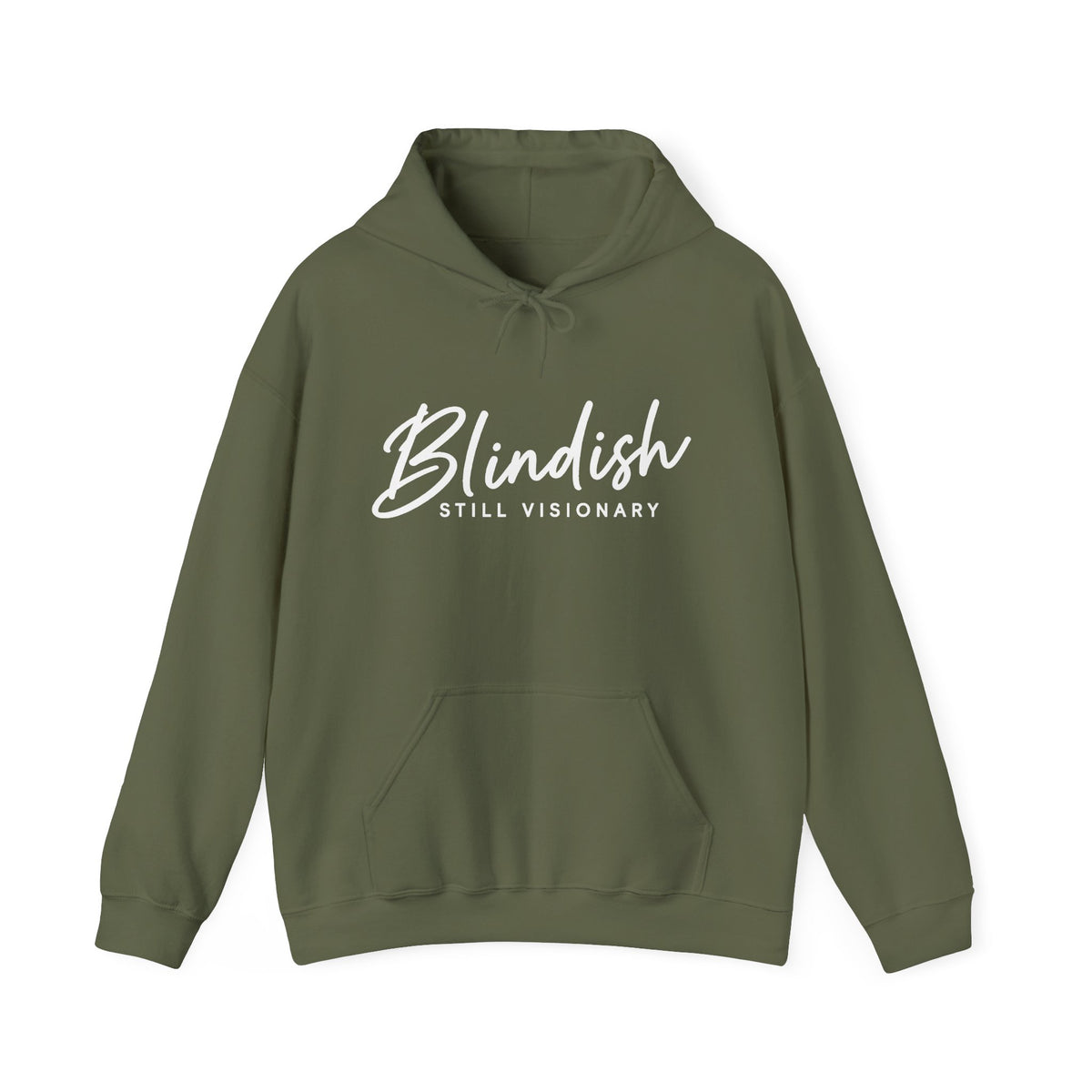 Blindish "Still Visionary" Hoodie - Inspirational Graphic Hooded Sweatshirt