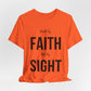 Walk By Faith Not By Sight Tee (black)