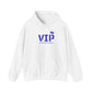 VIP Visually Impaired Person Hoodie (blue glitter)