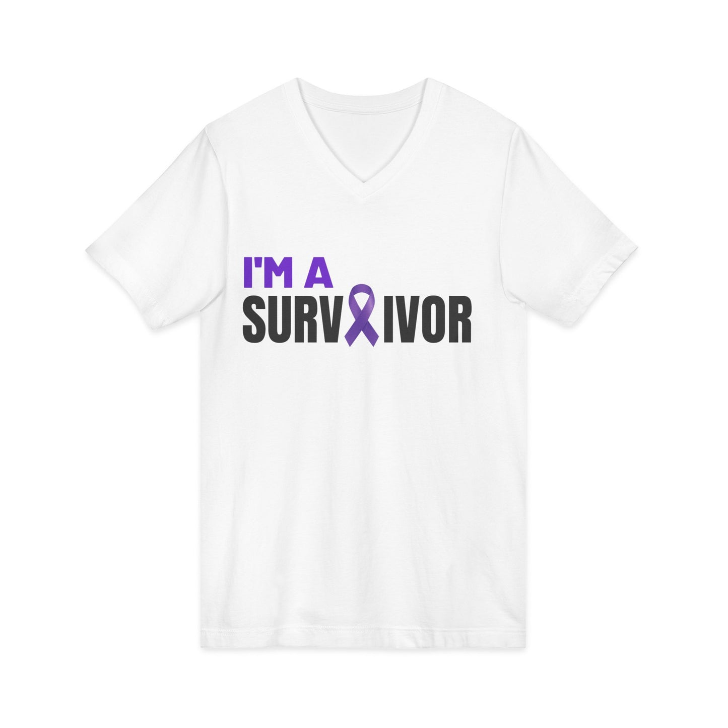 💜Im A Survivor 💜 Tee(Domestic Violence Awareness)
