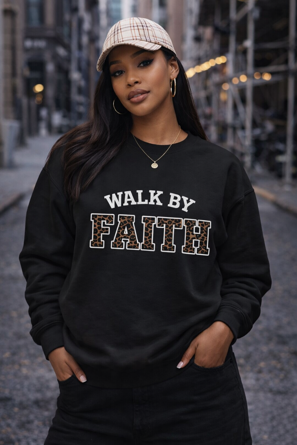 *Teddy Bear Collection * Walk by Faith (leopard print)