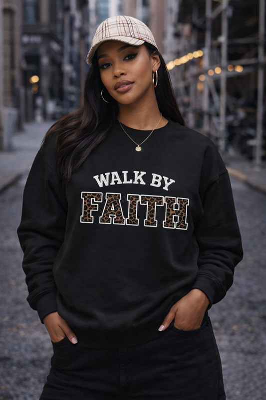 *Teddy Bear Collection * Walk by Faith (leopard print)