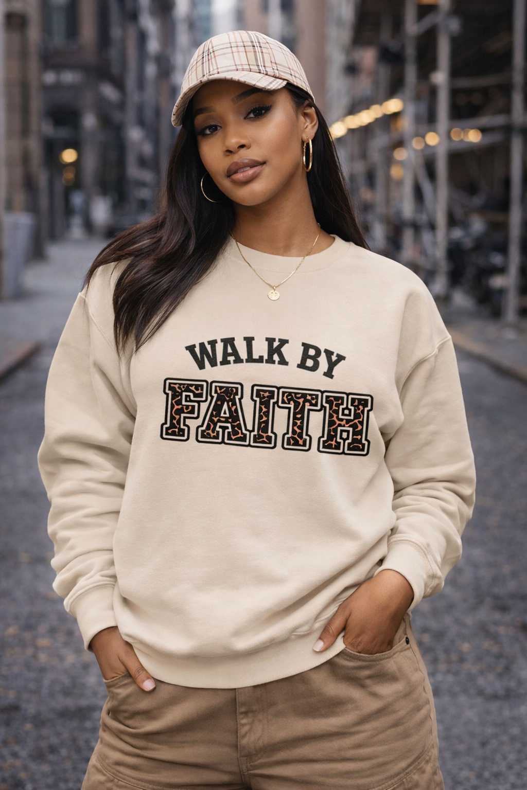 *Teddy Bear Collection * Walk by Faith (leopard print)