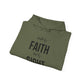 Walk By Faith Not By Sight Hoodie(black letters)