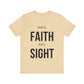 Walk By Faith Not By Sight Tee (black)