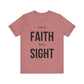 Walk By Faith Not By Sight Tee (black)