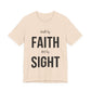 Walk By Faith Not By Sight Tee (black)