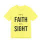 Walk By Faith Not By Sight Tee (black)