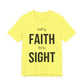 Walk By Faith Not By Sight Tee (black)