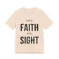 Walk By Faith Not By Sight Tee (black)