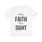 Walk By Faith Not By Sight Tee (black)