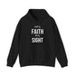 Walk By Faith Not By Sight Hoodie(white letters)