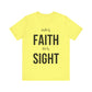 Walk By Faith Not By Sight Tee (black)