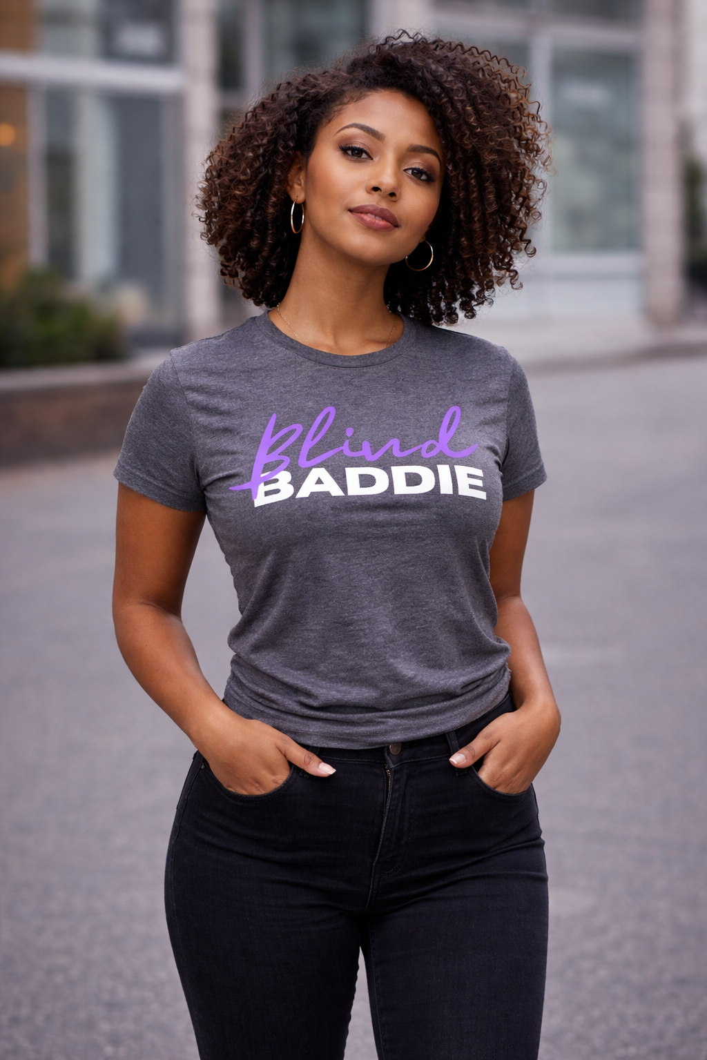 Blind Baddie Tee(Purple)