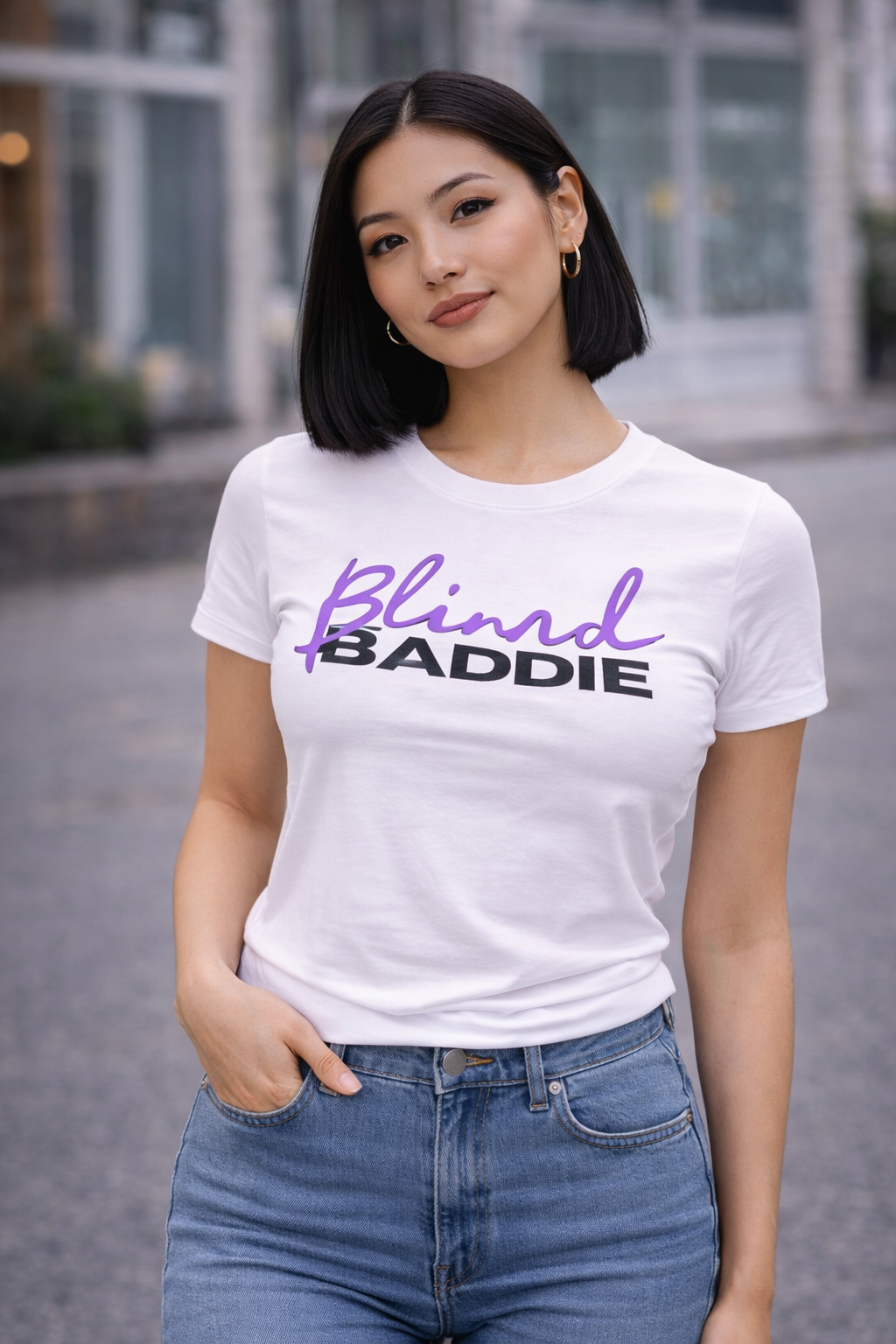 Blind Baddie Tee(Purple)