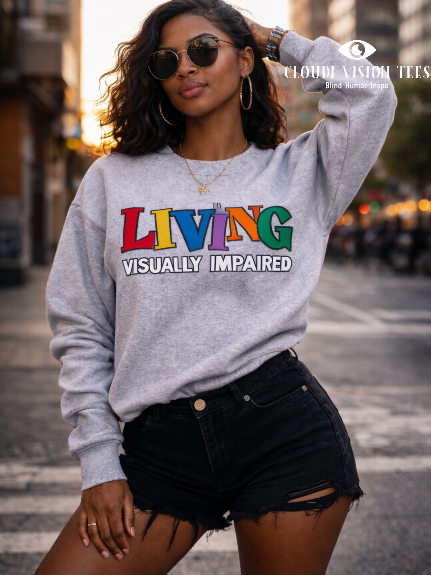 Living Visually Impaired Sweatshirt
